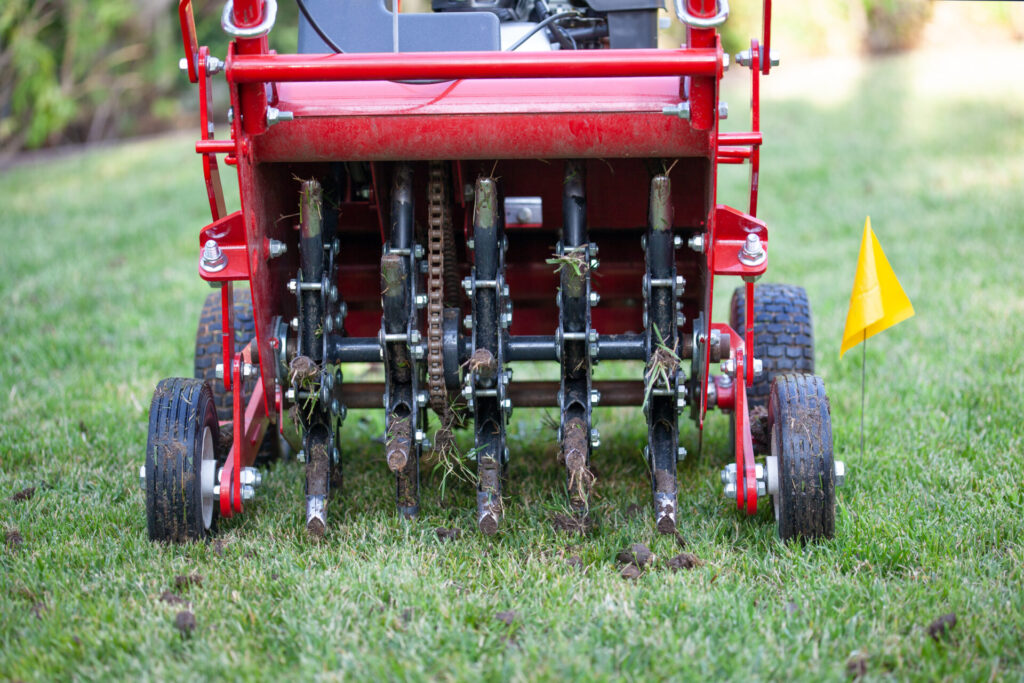 lawn aeration overseeding in omaha